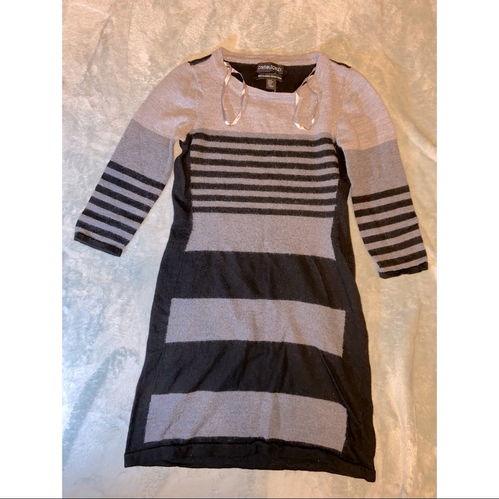 Cynthia Rowley 100% Extrafine marina wool dress